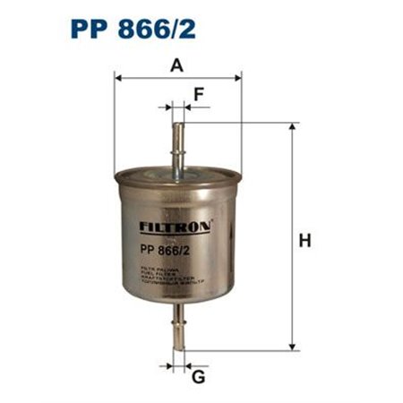 PP 866/2 Kütusefilter FILTRON