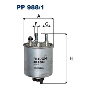 PP 988/1 Kütusefilter FILTRON - Top1autovaruosad