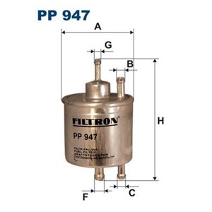 PP 947 Топливный фильтр FILTRON      - Top1autovaruosad