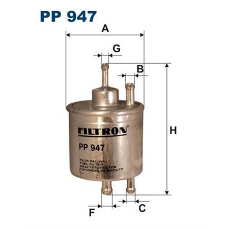 PP 947 Fuel Filter FILTRON