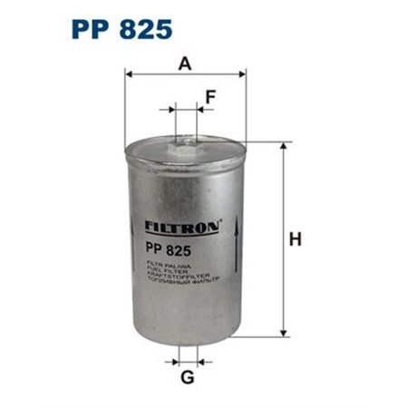 PP 825 Топливный фильтр FILTRON     