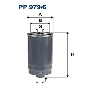 PP 979/6 Топливный фильтр FILTRON - Top1autovaruosad