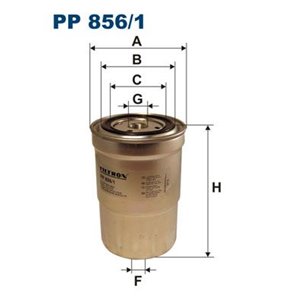 PP 856 1 Топливный фильтр FILTRON      - Top1autovaruosad
