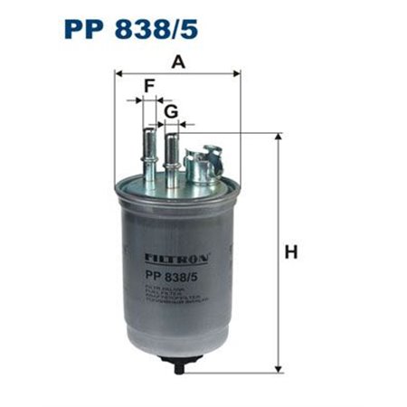 PP 838/5 FILTRON Polttoainesuodatin 
