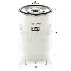 WK 11 029 Z  Fuel filter MANN FILTER  - Top1autovaruosad