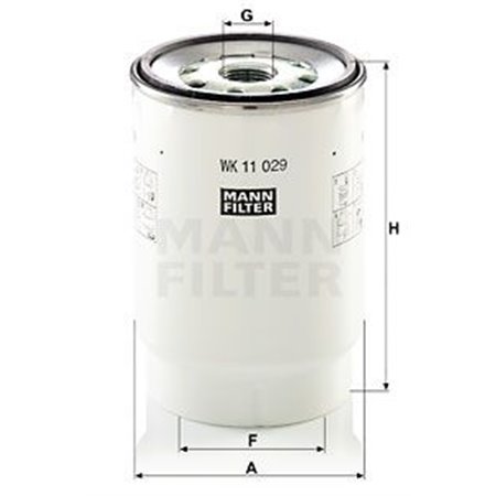 WK 11 029 z Fuel Filter MANN-FILTER