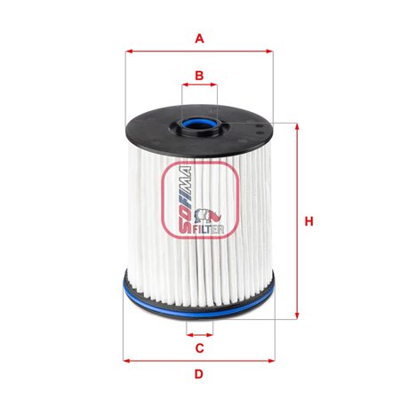 S 1E2X NE Fuel Filter SOFIMA