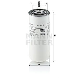 WDK 962/16  Fuel filter MANN FILTER 