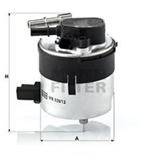 WK 939/13 Топливный фильтр MANN-FILTER - Top1autovaruosad