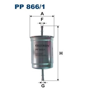 PP 866/1 Bränslefilter FILTRON - Top1autovaruosad