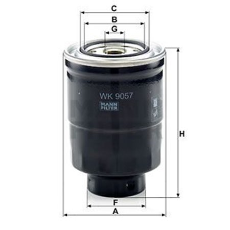 WK 9057 z Fuel Filter MANN-FILTER