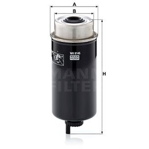 WK 8145 Fuel Filter MANN-FILTER - Top1autovaruosad