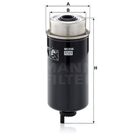 WK 8145 Fuel Filter MANN-FILTER