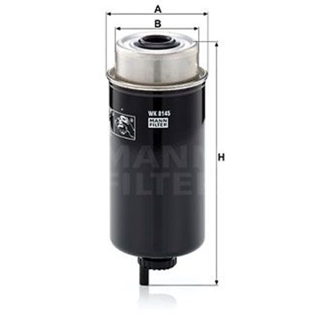 WK 8145 Топливный фильтр MANN-FILTER