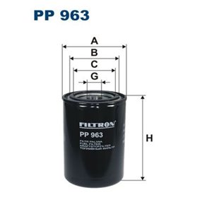PP 963 Топливный фильтр FILTRON      - Top1autovaruosad