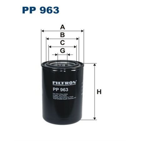 PP 963 Fuel Filter FILTRON