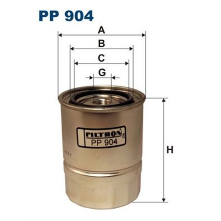 PP 904 Топливный фильтр FILTRON     