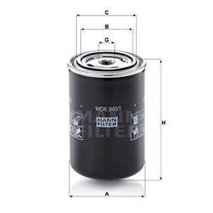 WDK 940/1 MANN FILTER Kütusefilter     