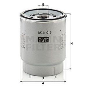 WK 11 019 z Fuel Filter MANN-FILTER - Top1autovaruosad