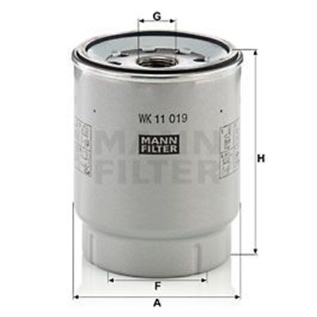 WK 11 019 z Fuel Filter MANN-FILTER