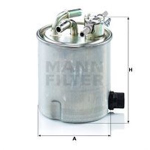WK 9025 Топливный фильтр MANN-FILTER - Top1autovaruosad
