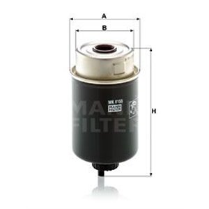 WK 8155  Fuel filter MANN FILTER 