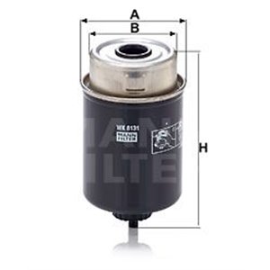 WK 8131  Fuel filter MANN FILTER 