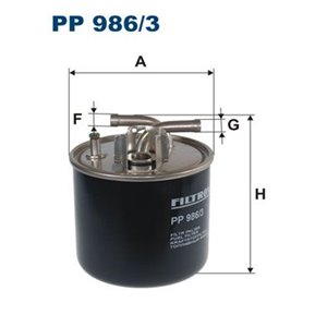PP 986 3 Bränslefilter FILTRON - Top1autovaruosad