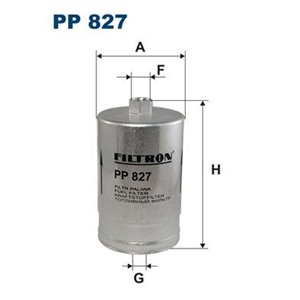 PP 827 Fuel Filter FILTRON - Top1autovaruosad