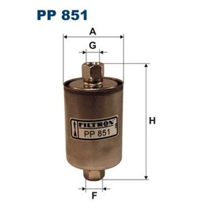 PP 851 Топливный фильтр FILTRON - Top1autovaruosad