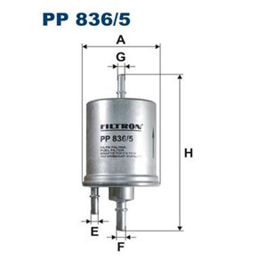 PP 836/5 Kütusefilter FILTRON - Top1autovaruosad