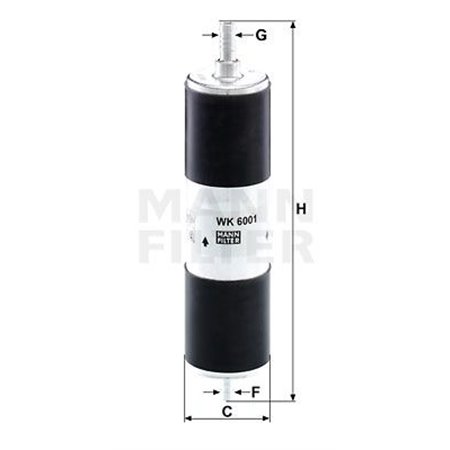 WK 6001 Fuel Filter MANN-FILTER