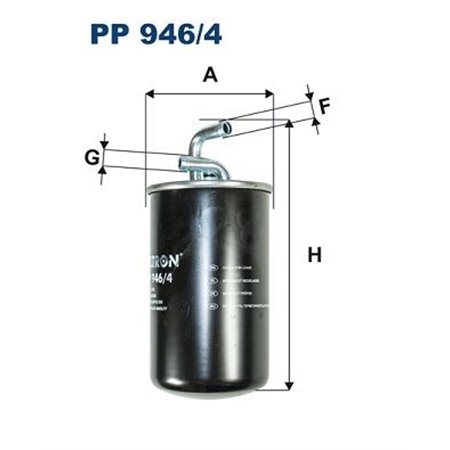 PP 946/4 Kütusefilter FILTRON