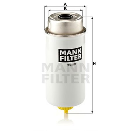 WK 8105  Fuel filter MANN FILTER 