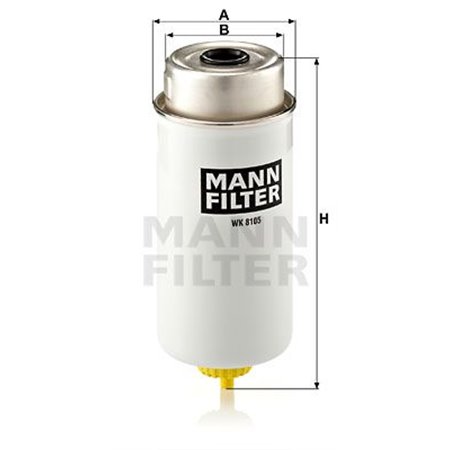 WK 8105 Топливный фильтр MANN-FILTER