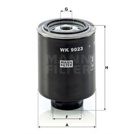 WK 9023 Z  Fuel filter MANN FILTER 