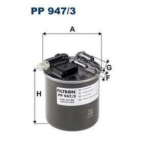 PP 947/3 Fuel Filter FILTRON - Top1autovaruosad