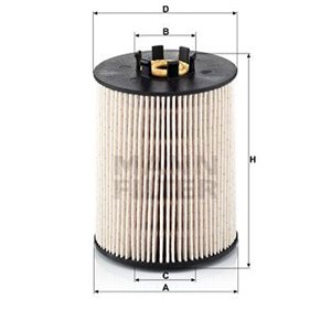 PU 815 x Fuel Filter MANN-FILTER - Top1autovaruosad