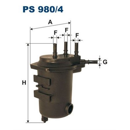 PS 980/4 Топливный фильтр FILTRON