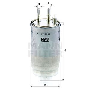 WK 9053 z Fuel Filter MANN-FILTER - Top1autovaruosad