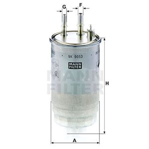 WK 9053 Z  Fuel filter MANN FILTER  - Top1autovaruosad