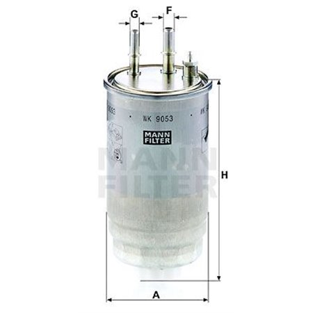 WK 9053 Z  Fuel filter MANN FILTER 