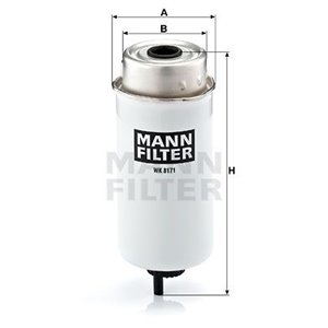 WK 8171 Топливный фильтр MANN-FILTER - Top1autovaruosad