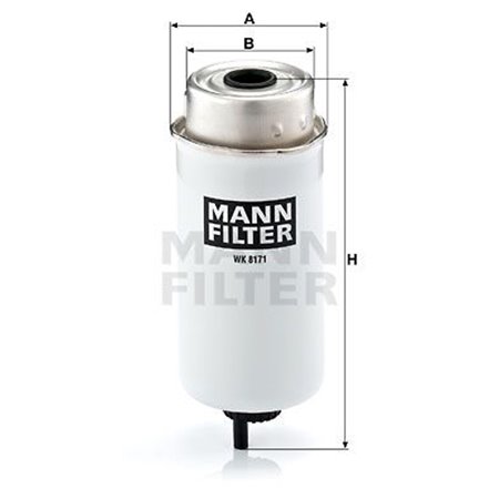 WK 8171  Fuel filter MANN FILTER 