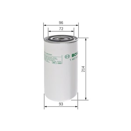 1 457 434 294 Fuel Filter BOSCH