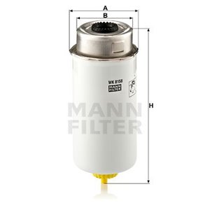 WK 8158 Bränslefilter MANN-FILTER - Top1autovaruosad