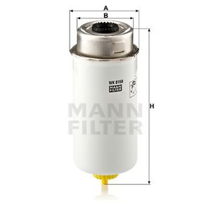 WK 8158  Fuel filter MANN FILTER  - Top1autovaruosad