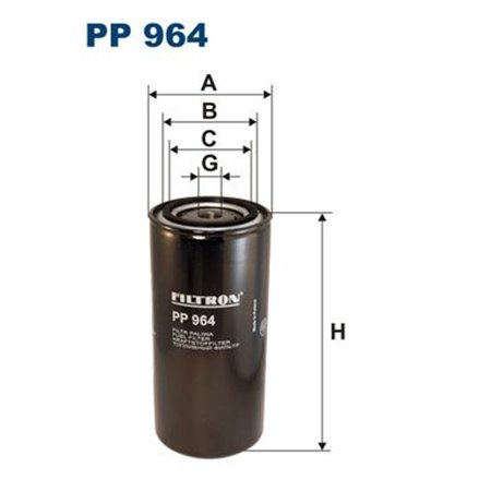 PP 964 Топливный фильтр FILTRON     