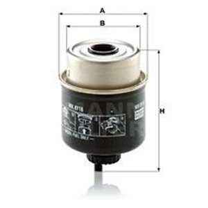 WK 8118 Fuel Filter MANN-FILTER - Top1autovaruosad