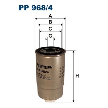PP 968/4 Kütusefilter FILTRON